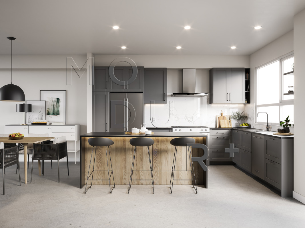 Modulr grey shaker kitchen