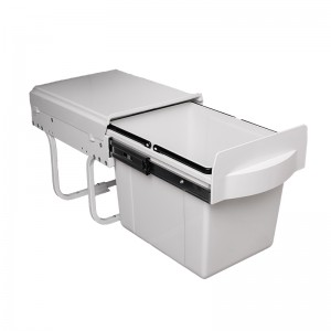 Single Pull-out Soft Close Bin with Metal Frame