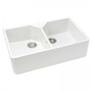 Designer Butler 56L Ceramic Double Bowl Sink