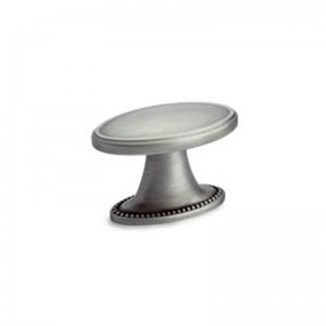 Brushed Satin Antique Tin Knob 1186