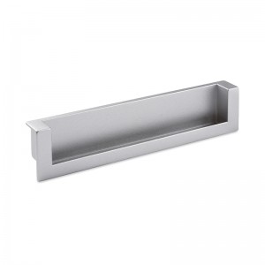 Silver Recessed Handle 709 128mm