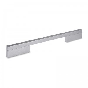 Aluminium Brushed Satin Square Handle 8230