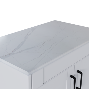 White Marble Honed Vanity Stone Top
